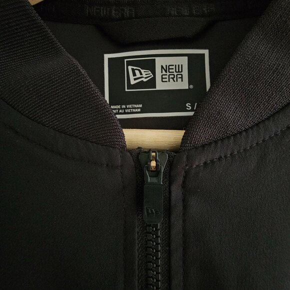 New Era Mens Black Short Sleeve Quarter-Zip Shirt Lightweight, Small, Baseball - Picture 5 of 9